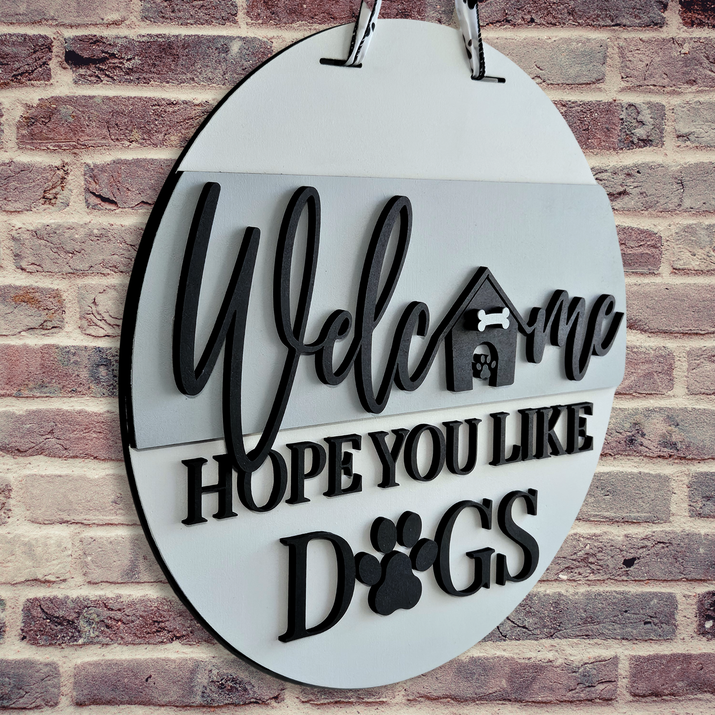 Hope You Like Dogs Door Hanger