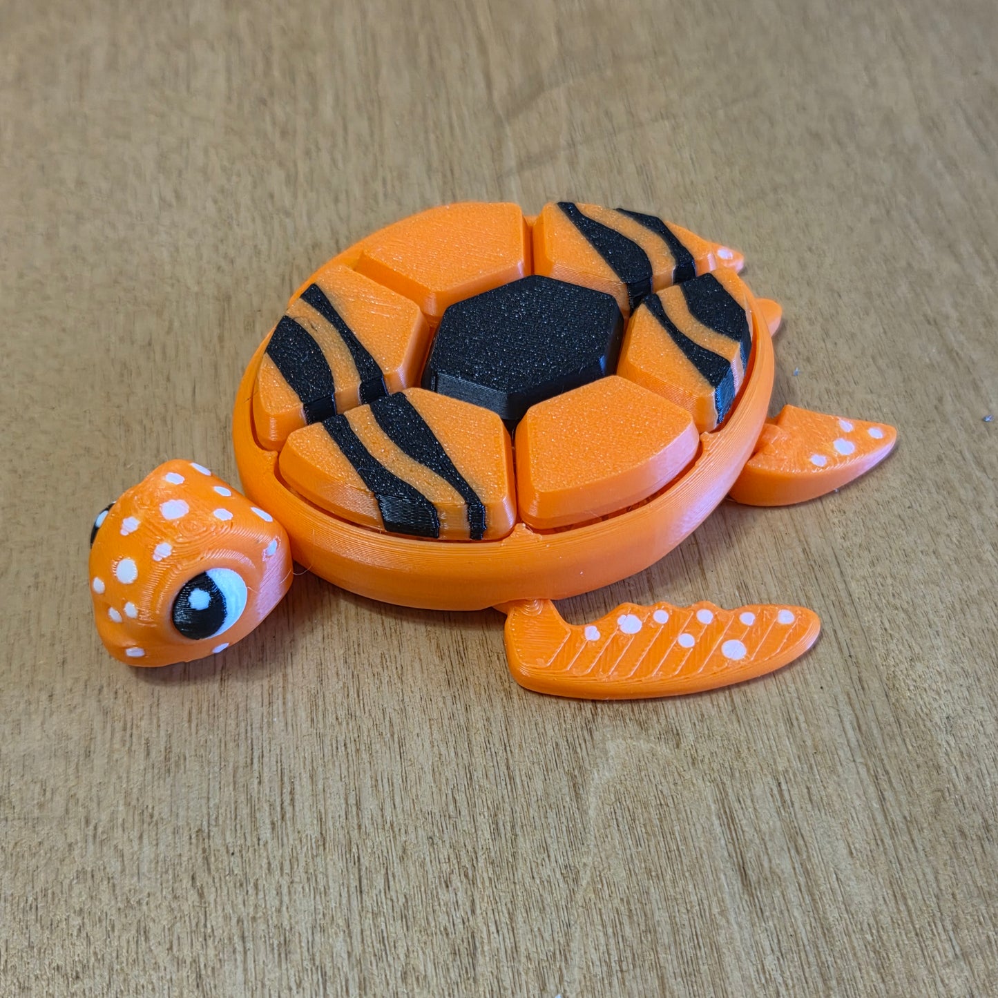 Turtle Clicker β 3D Printed Turtle with Crayon Shell (7 Clickers)