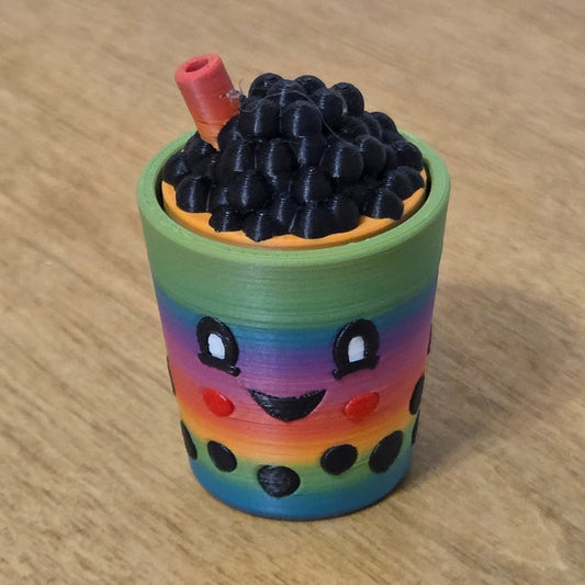Boba Clicker – Bubble Tea Fidget Toy Keychain