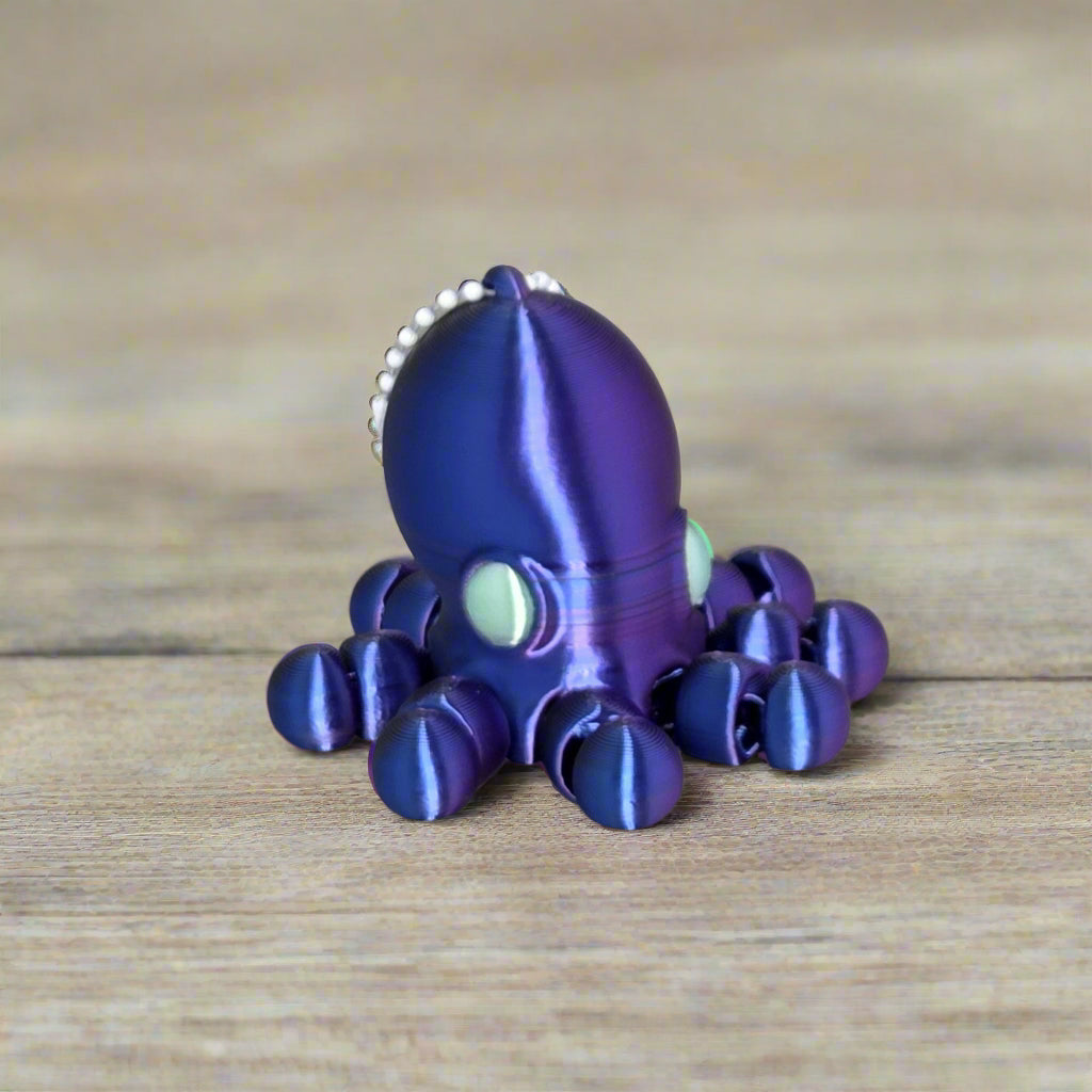 Octopus Keychain – Articulating Tentacle Fidget Toy
