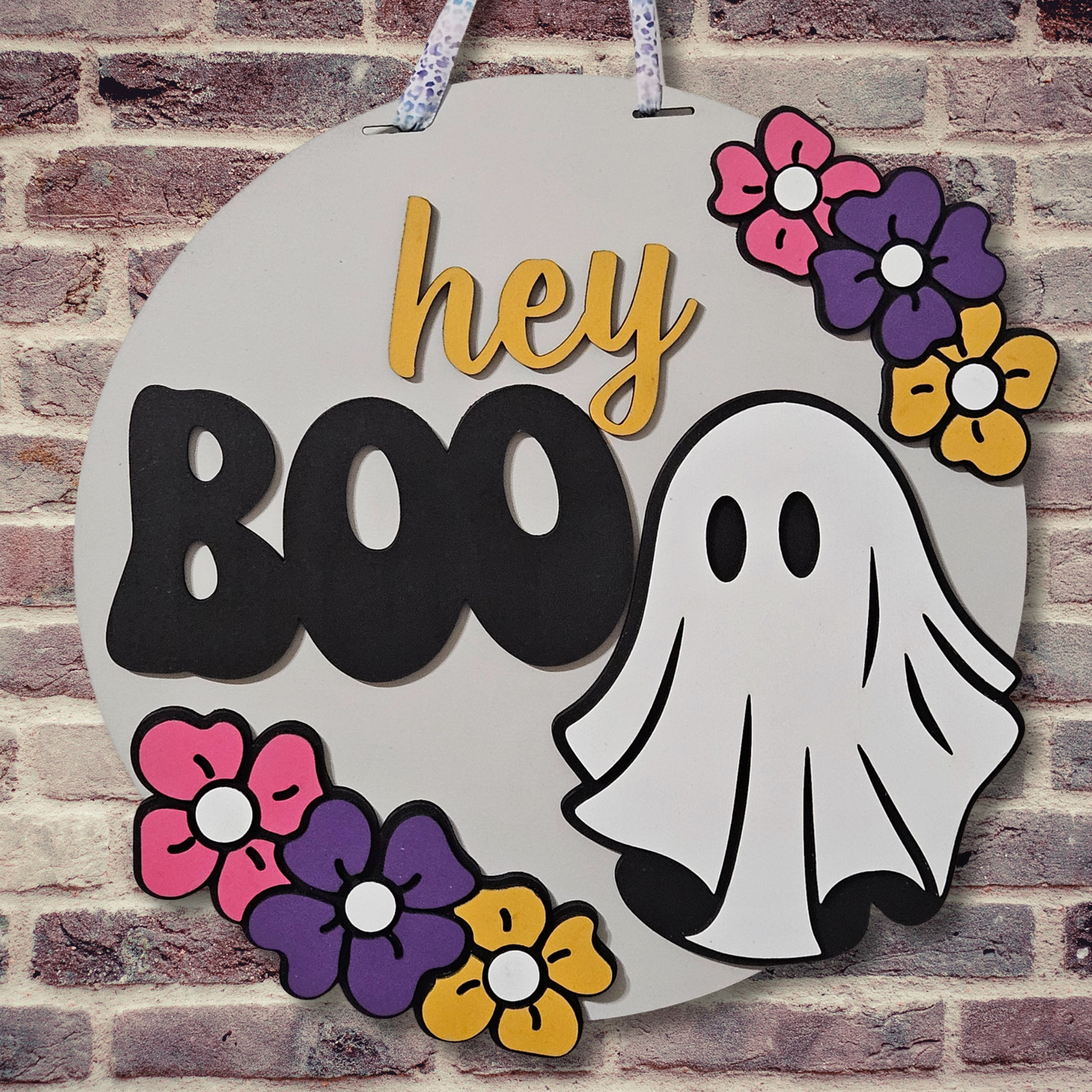 Hey Boo Door Hanger
