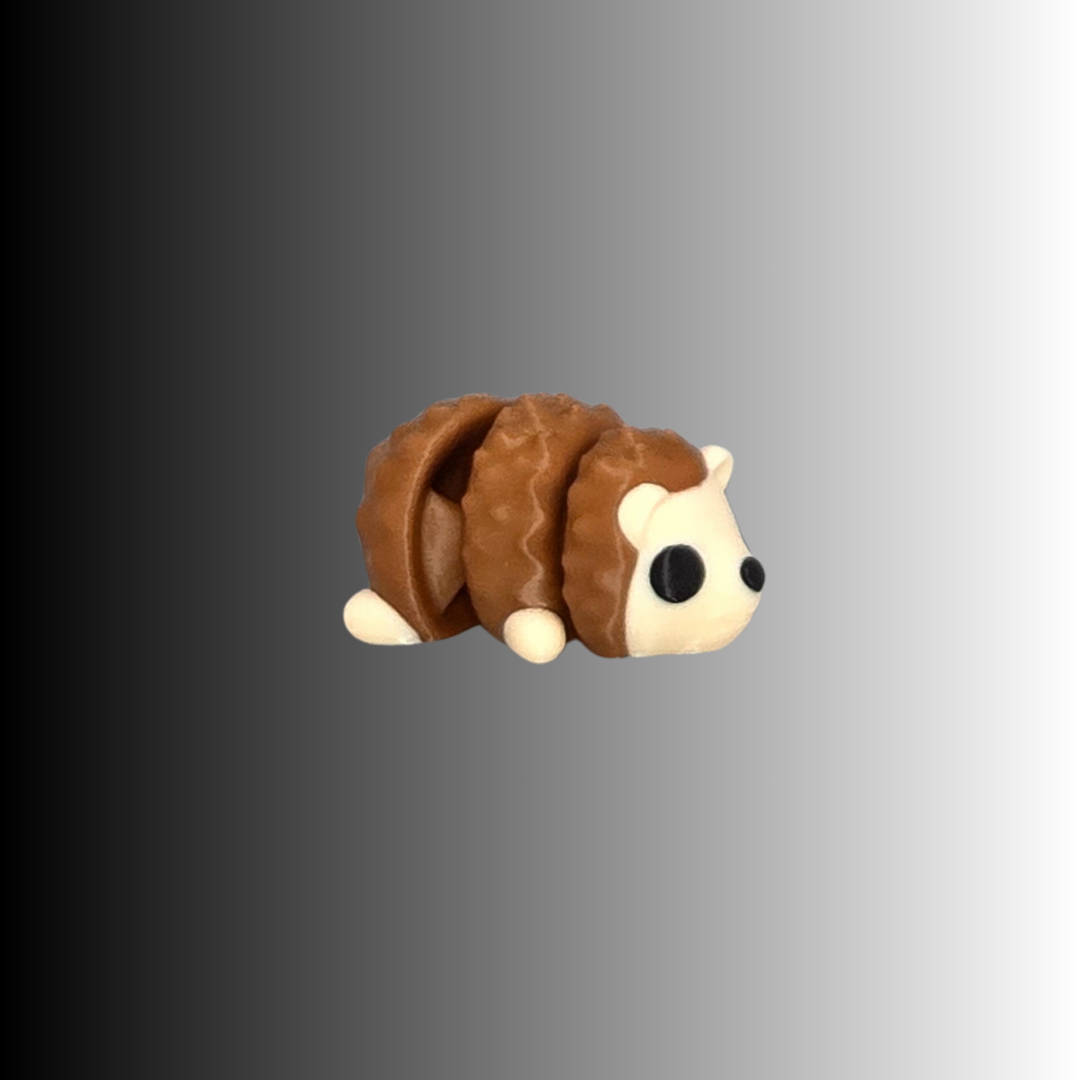 Articulating Hedgehog Keychain ā 3D Printed Fidget