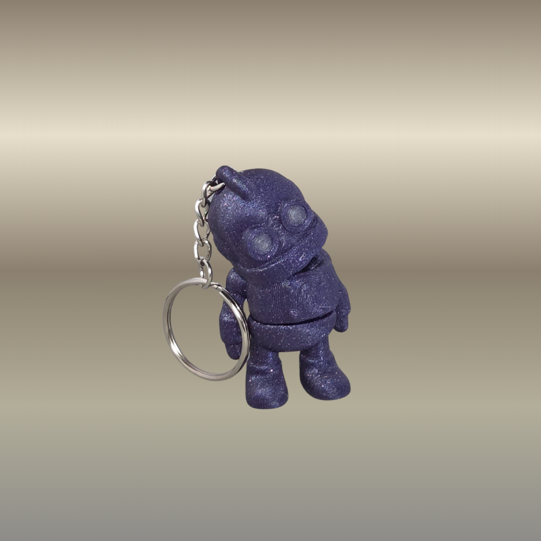 Articulated Robot Keychain ā Cute 3D Printed Robot with Moveable Parts