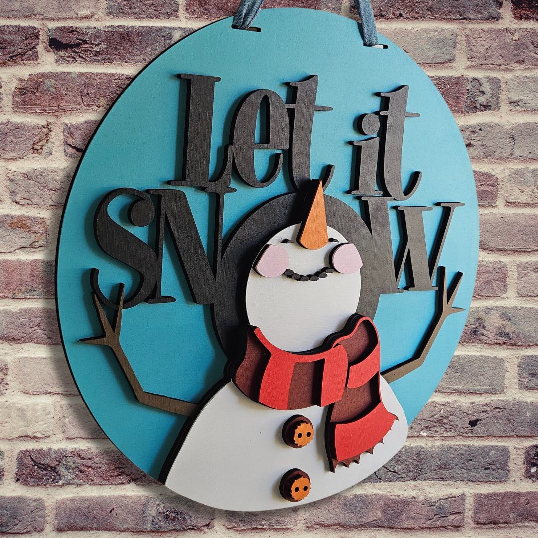 Let it Snow Door Hanger