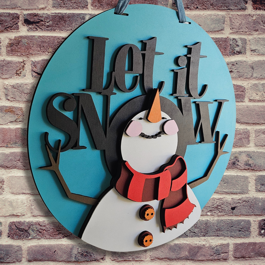 Let it Snow Door Hanger