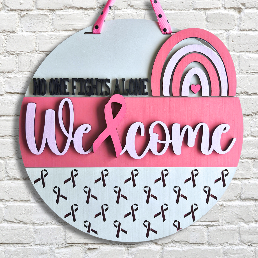 Breast Cancer Awareness Door Hanger