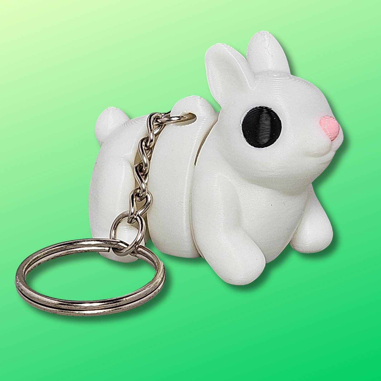 Articulated Bunny Keychain