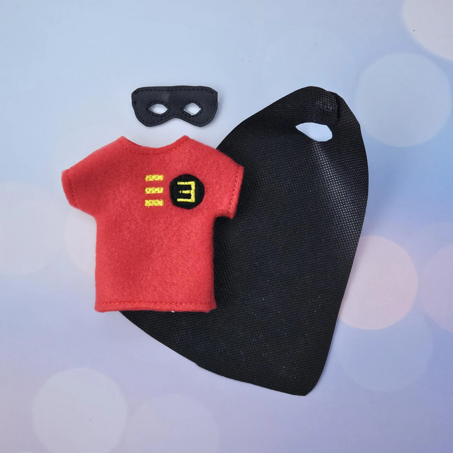 Rapboy, Slim Shady Elf Costume – Sidekick Superhero Outfit with Mask & Cape