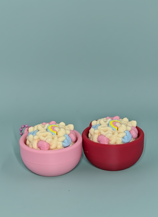 Marshmallow Charms Cereal Bowl – Pressable Fidget Keychain