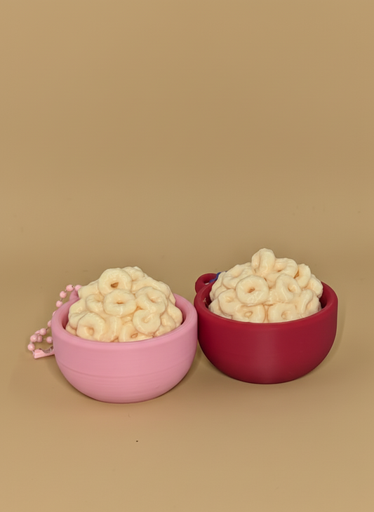 Loops Cereal Bowl – Pressable Fidget Keychain