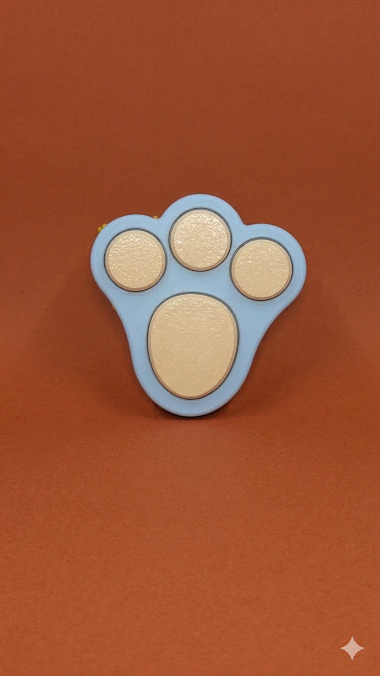 Bunny Paw – Multi-Press Fidget Keychain