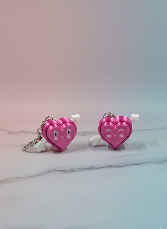 Heart Clicker – Pressable Fidget Keychain