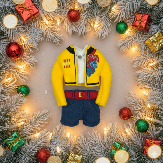 R-Girl Pop Evil Hunters Elf Outfit – Shorts, Shirt & Jacket Set