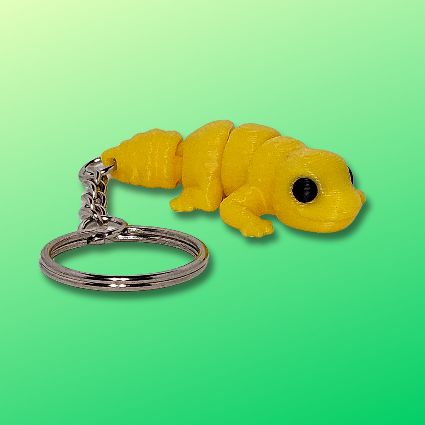 Articulating Gecko Keychain β Wiggly Animal Fidget Toy