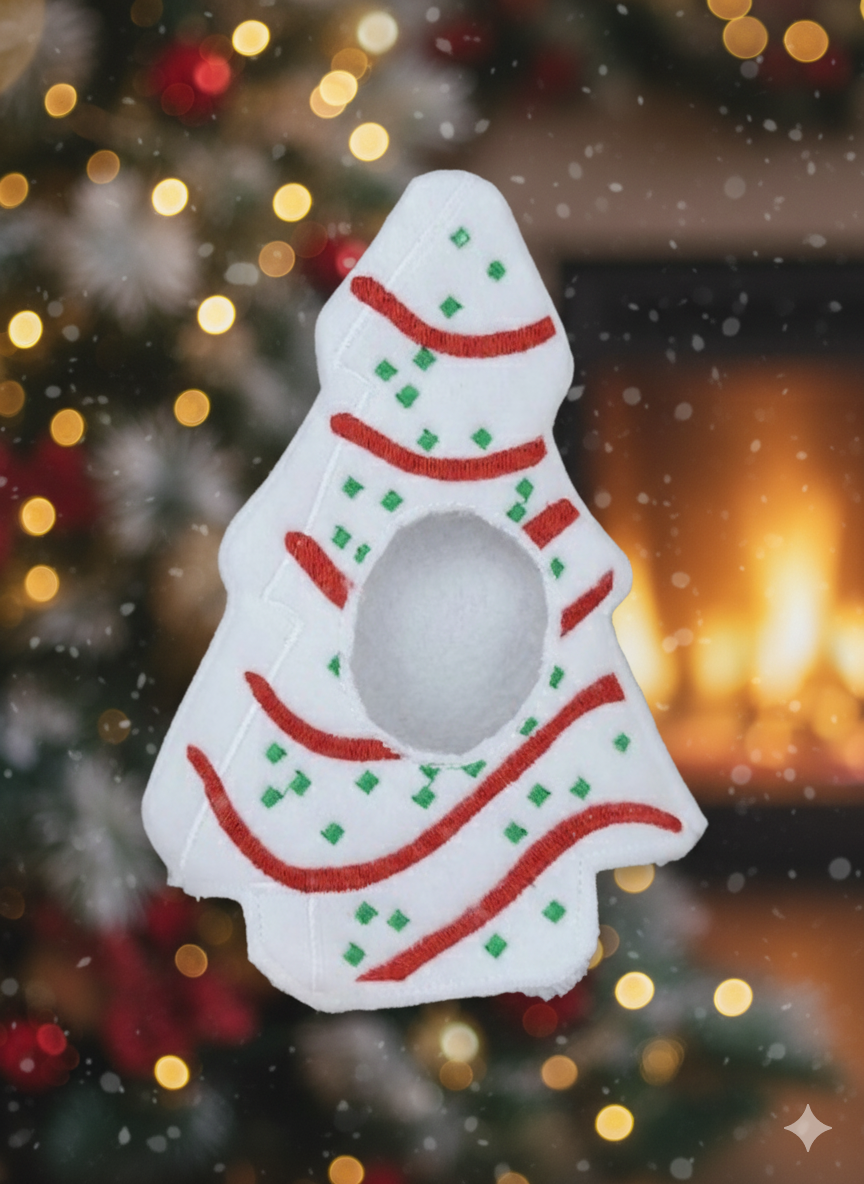 Christmas Tree Cake Elf Costume – Embroidered Fleece Holiday Outfit