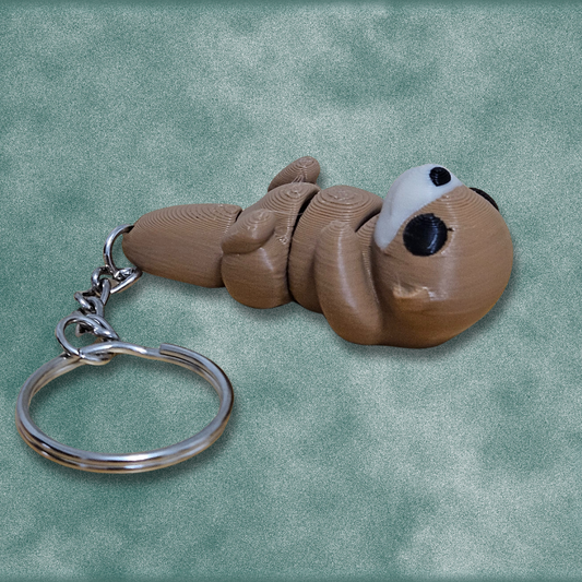 Articulated Otter Keychain