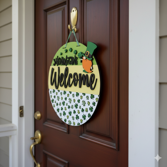 Shenanigans Welcome – 3D Layered Door Hanger