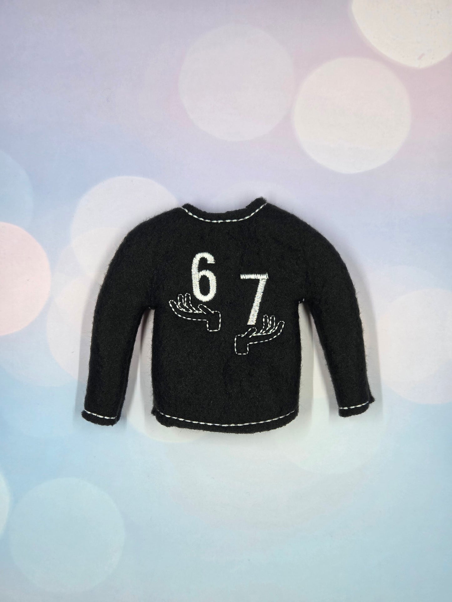 Six Seven Meme Elf Sweater – Funny Trending Elf Outfit