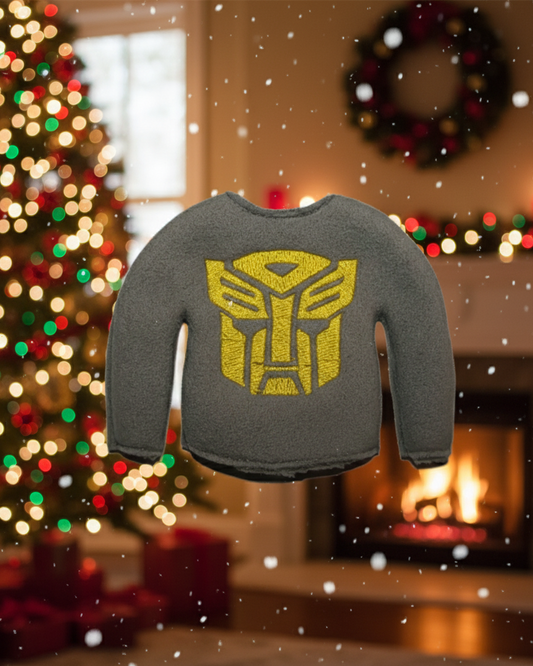 Transformer Good Guys Elf Sweater – Heroic Embroidered Fleece Outfit