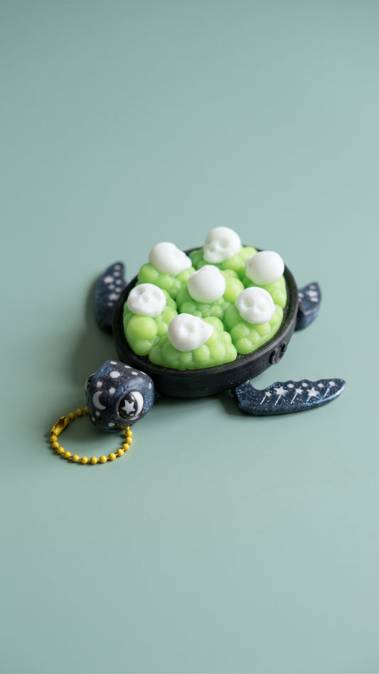 Cauldron Turtle 7-Clicker - 3D Printed Sensory Toy | Wee Bit Nerdy