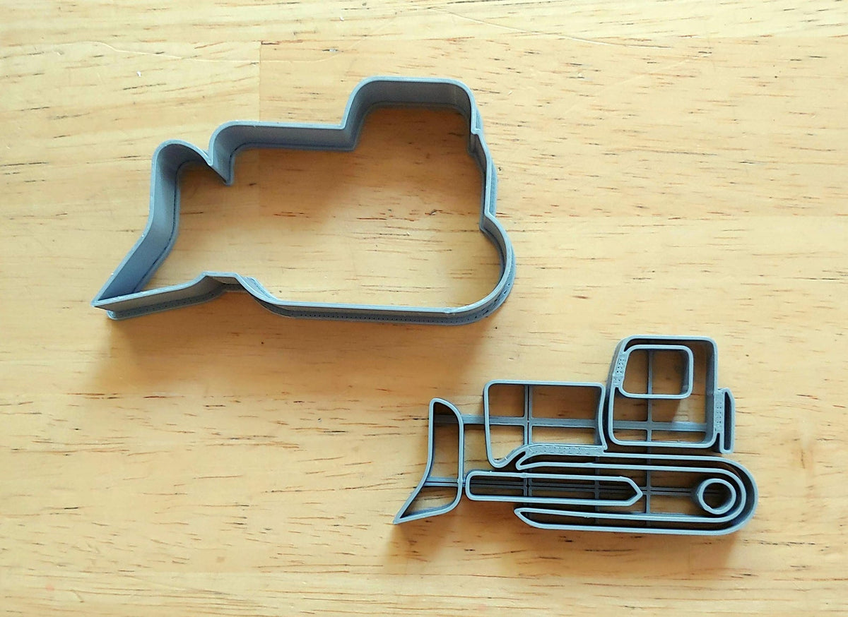 Bulldozer Cookie Cutter Set (2-Piece)