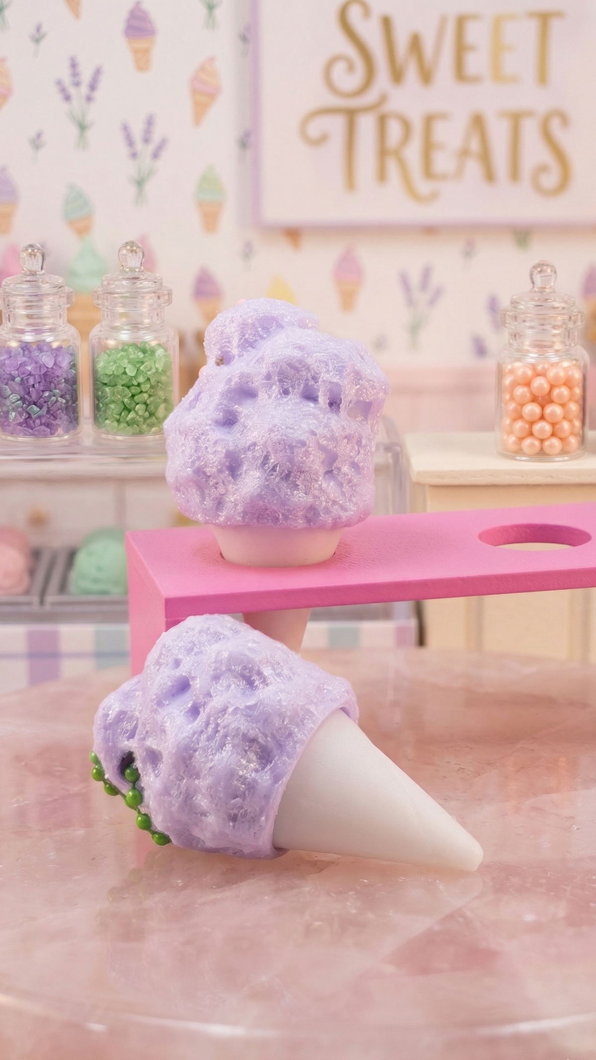 Cotton Candy – Pressable Fidget Keychain