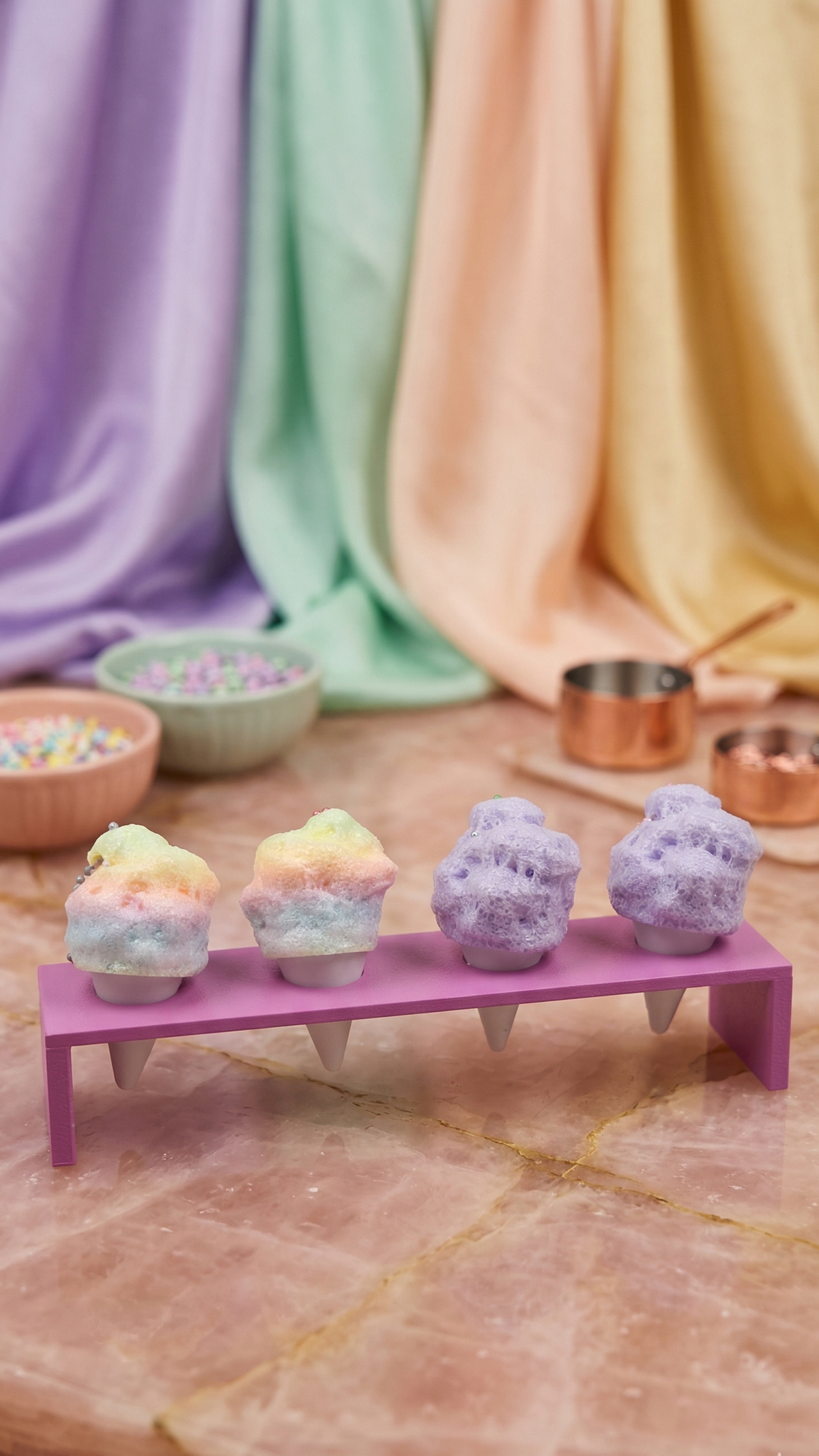 Cotton Candy – Pressable Fidget Keychain
