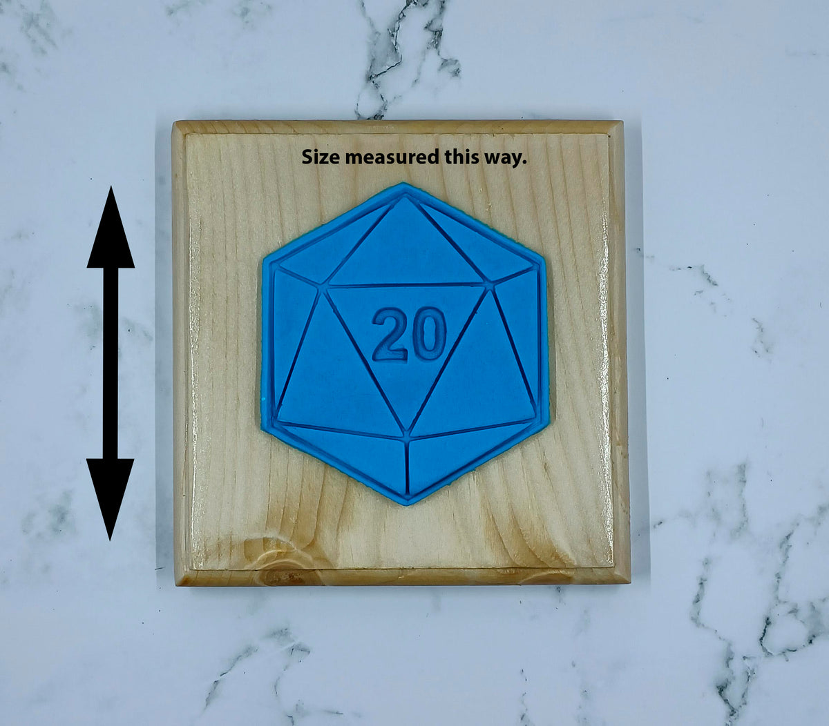 D20 Dice Cookie Cutter Set (2-Piece)