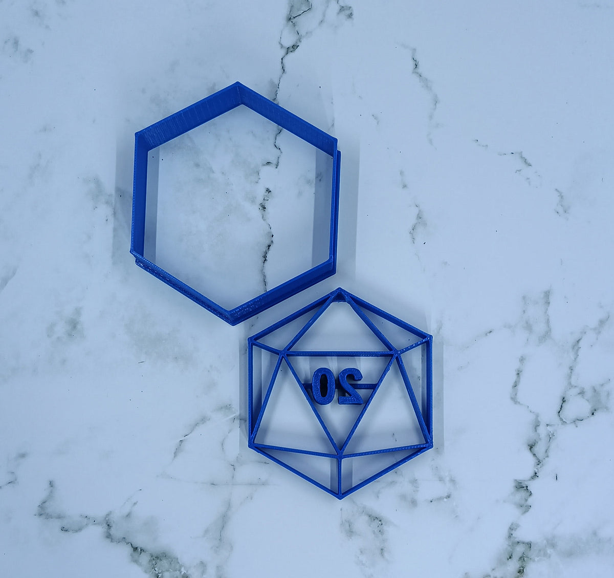 D20 Dice Cookie Cutter Set (2-Piece)