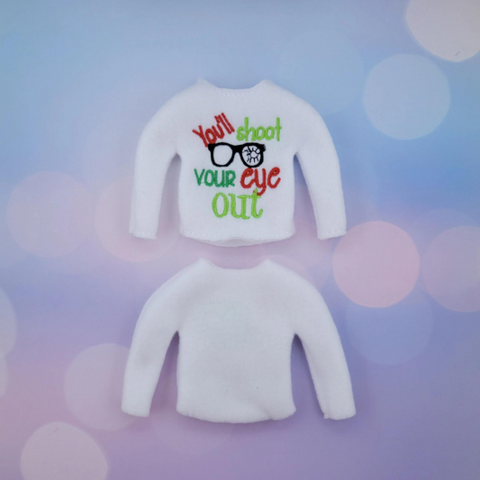 You'll Shoot Your Eye Out Christmas Story Elf Sweater