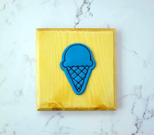 Ice Cream Cone Cookie Cutter Set - 2-Piece