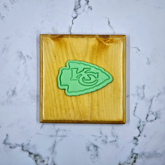 KC Football Arrowhead – Nerdy Cutters™ 2-Piece Set