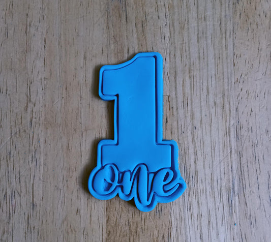 Number One Cookie Cutter Set (2-Piece)