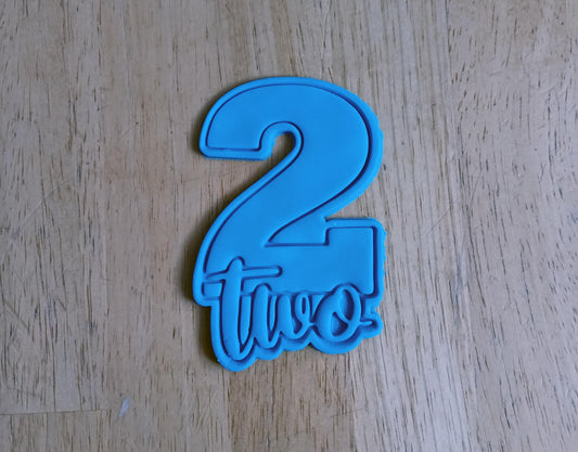 Number Two Cookie Cutter Set (2-Piece)