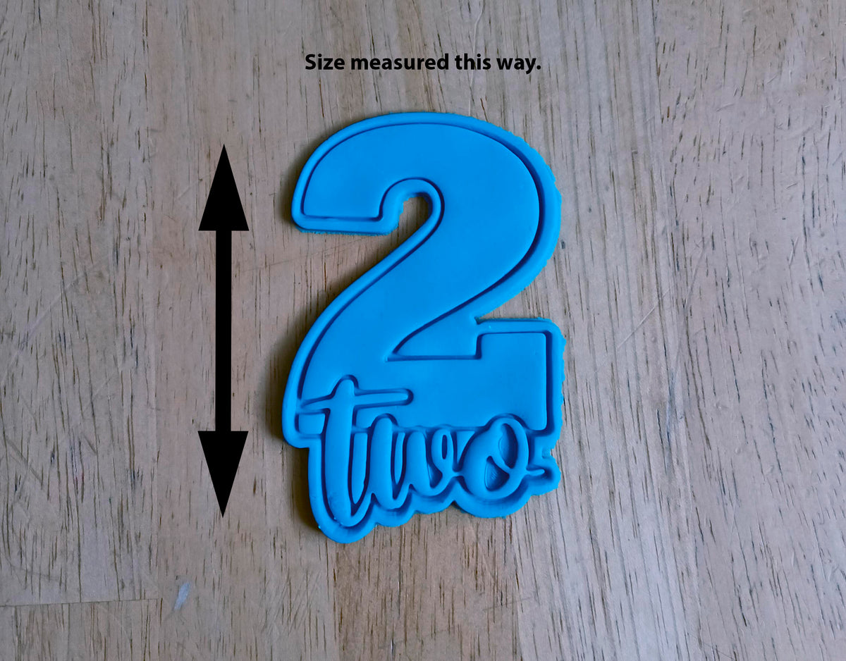 Number Two Cookie Cutter Set (2-Piece)