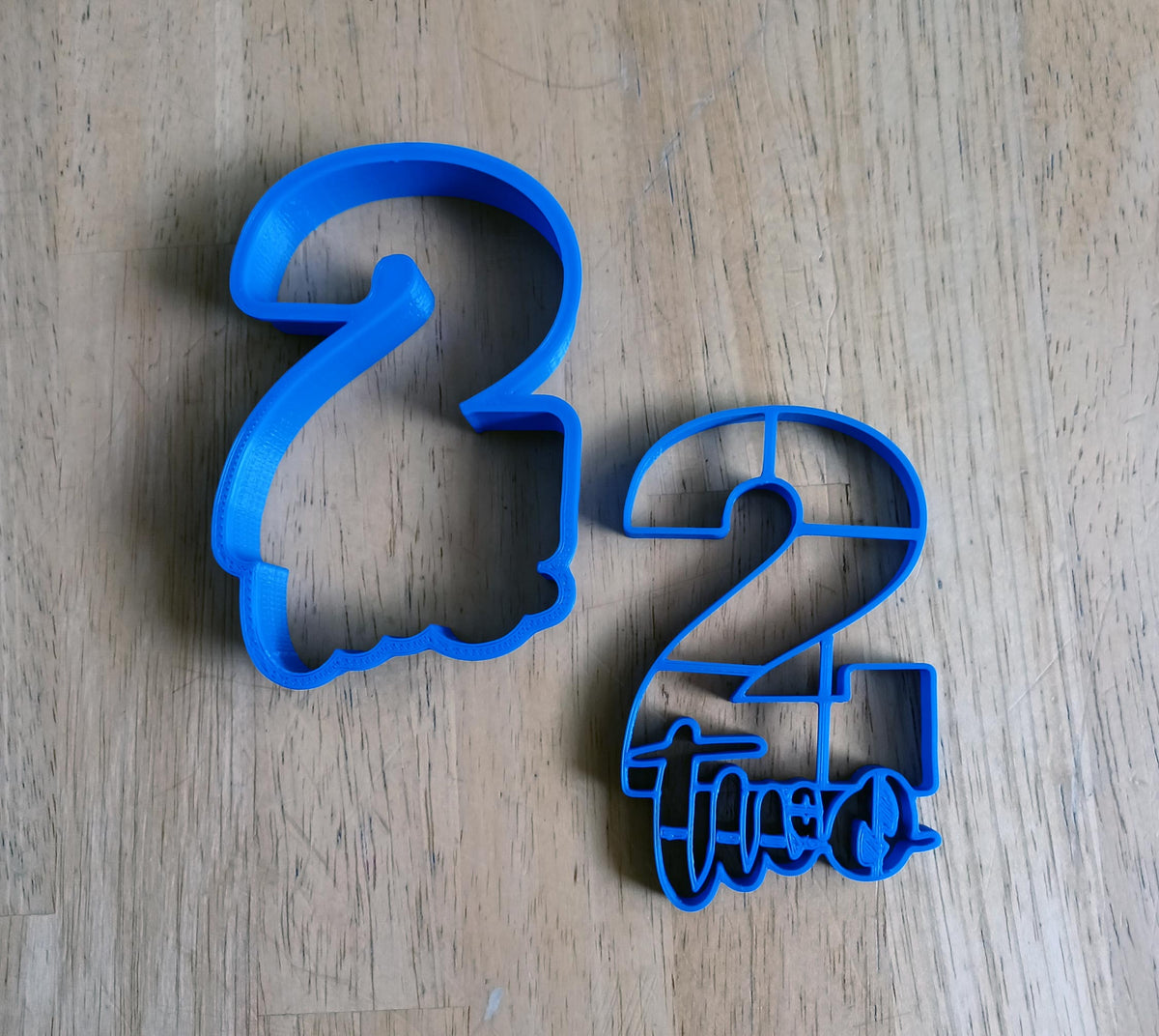 Number Two Cookie Cutter Set (2-Piece)