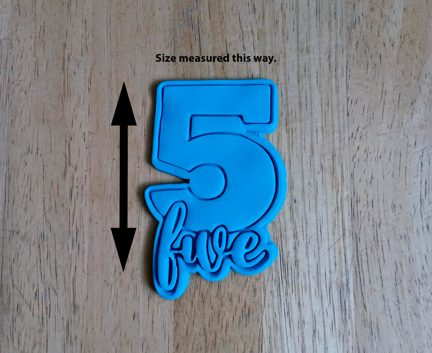 Number Five Cookie Cutter Set (2-Piece)