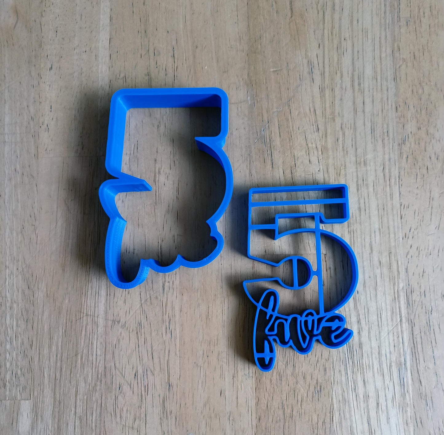 Number Five Cookie Cutter Set (2-Piece)