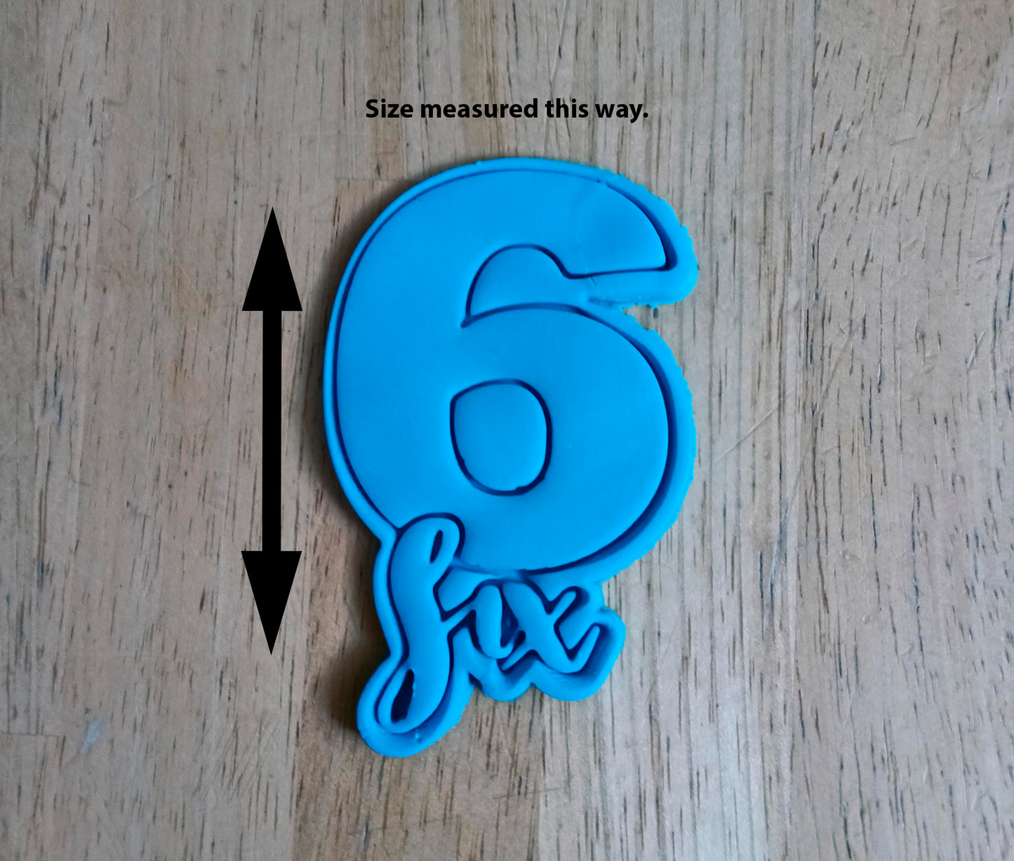Number Six Cookie Cutter Set (2-Piece)
