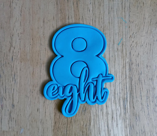 Number Eight Cookie Cutter Set (2-Piece)