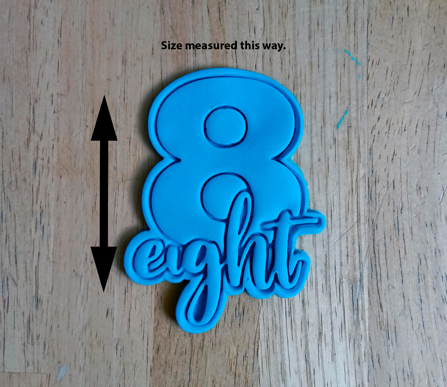 Number Eight Cookie Cutter Set (2-Piece)