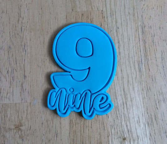 Number Nine Cookie Cutter Set (2-Piece)