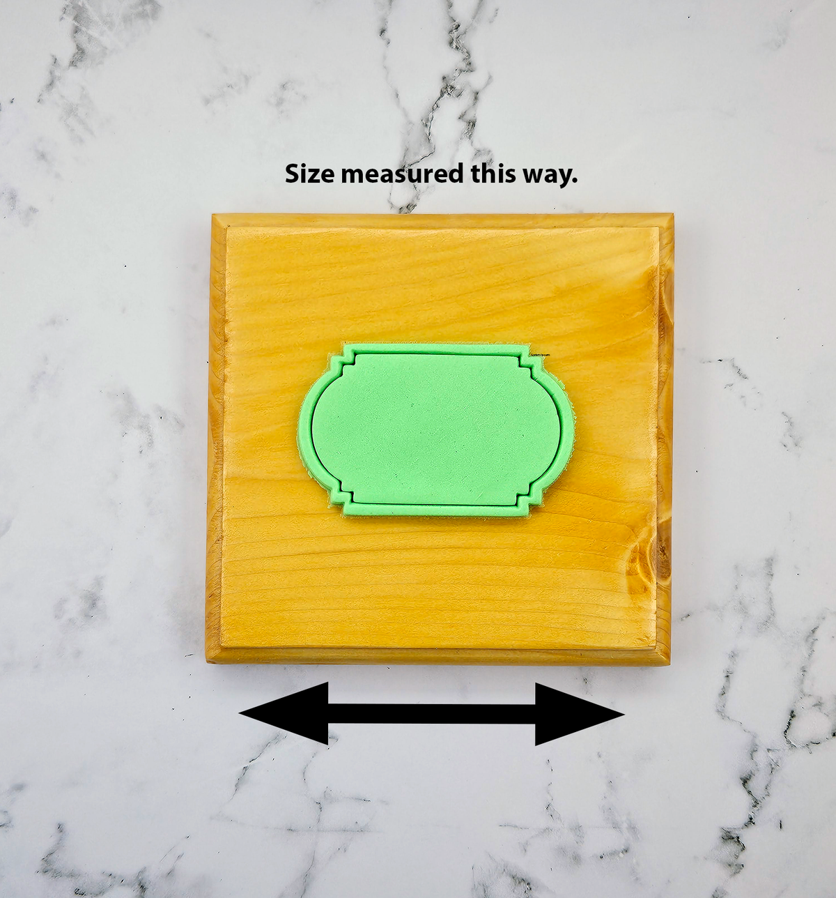 Oval Plaque Cookie Cutter Set (2-Piece)
