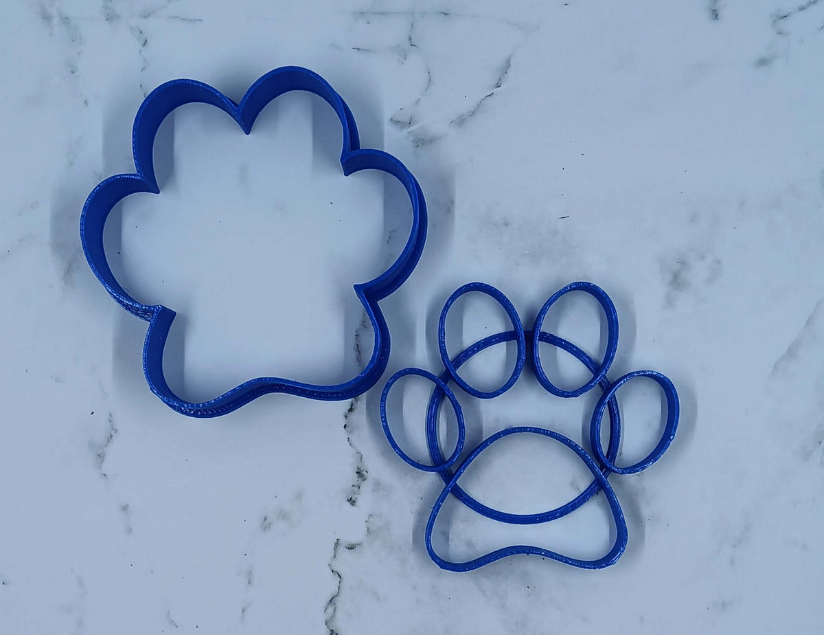 Paw Print Cookie Cutter Set (2-Piece)