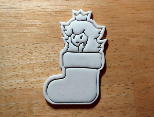 Peach Christmas Cookie Cutter Set (2-Piece)