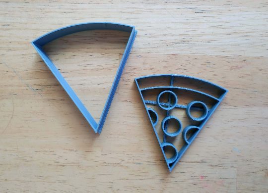 Pizza Slice Cookie Cutter Set - 2-Piece