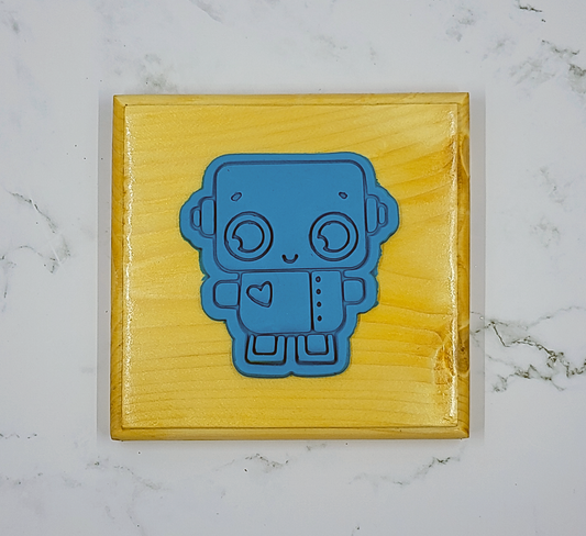 Cute Robot Cookie Cutter Set (2-Piece)