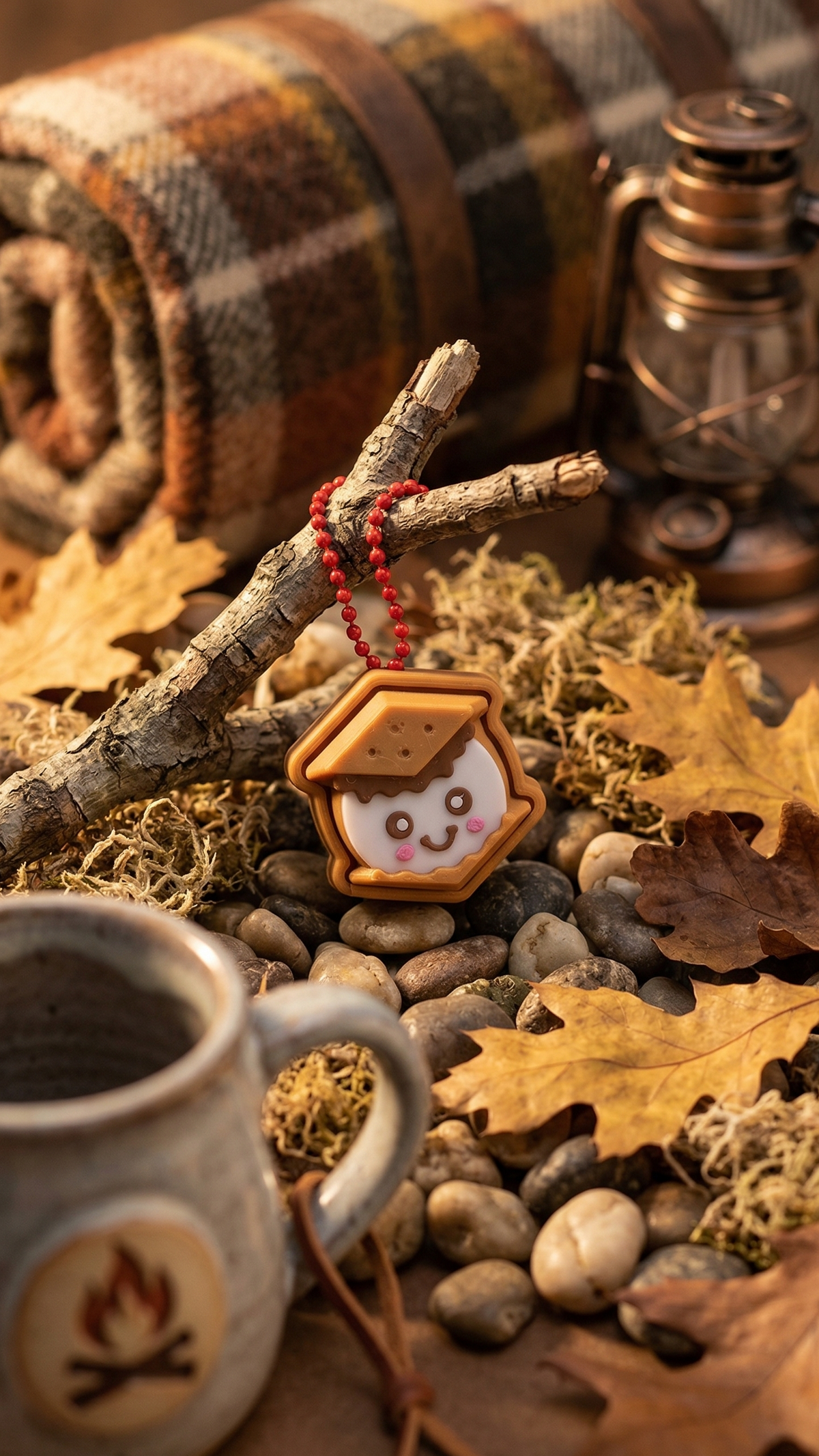 S’mores – Pressable Fidget Keychain