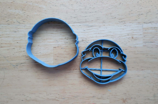 Ninja Turtle Cookie Cutter Set (2-Piece)