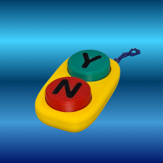 Yes/No 2-Clicker Keychain – Fun Fidget Toy